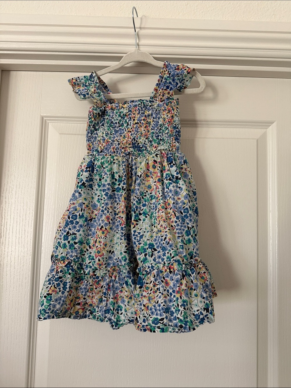 J Crew Girls Floral Smocked Sundress